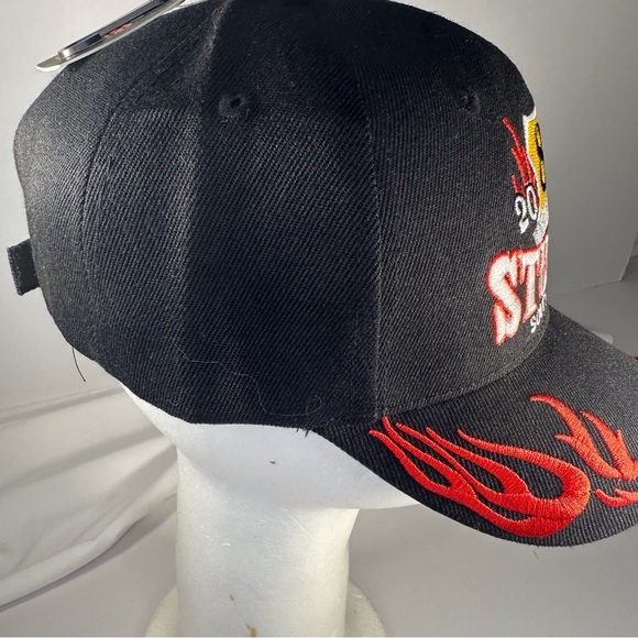 Cap, 0084, Sturgis, rally, black/red flames, 2022 - Picture 6 of 8